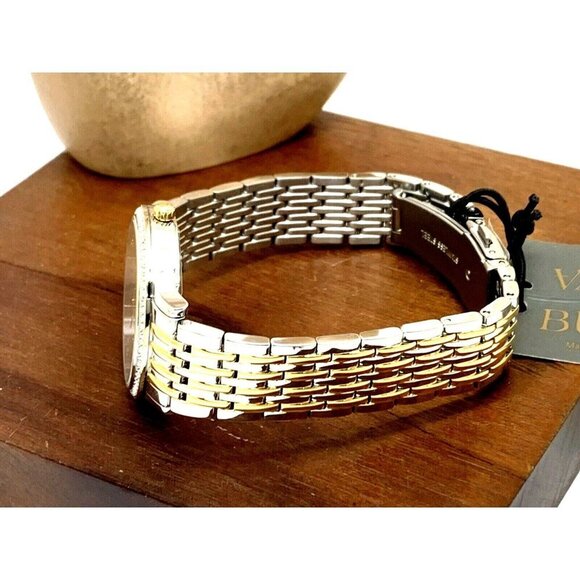 Bulova Women's Watch 98X118 Quartz Mother of Pearl Dial Two Tone Steel 3… - Picture 8 of 13